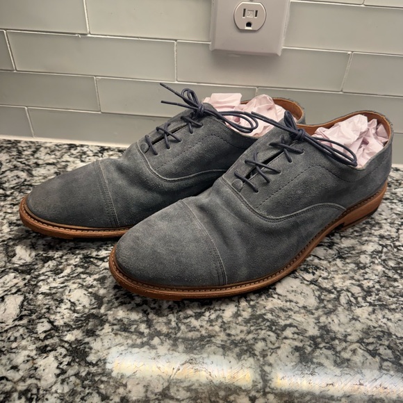 Frye Men's Oxford Shoes Gray Suede Men’s 13